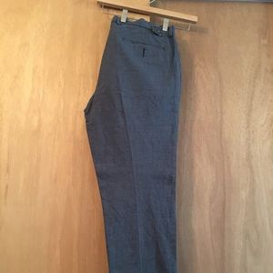 Blue linen JCrew pant